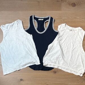 J. Crew Size Small, Free People Size S and XS (blue) Women's Tank Tops.